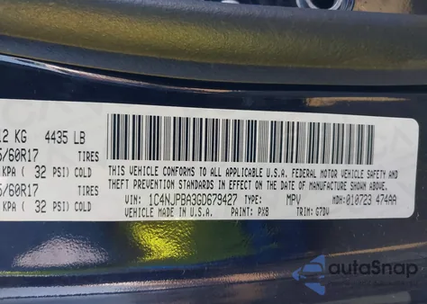 2016 Jeep Patriot Sport Se from USA, damaged, VIN 1C4NJPBA3GD679427